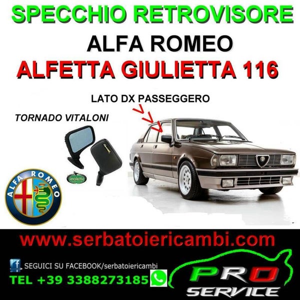 SPECCHIO ALFA GIULIETTA 116 DESTRO