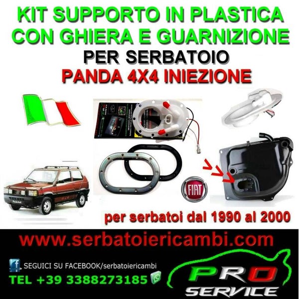 supporto in plastica per pompa benzina serbatoio panda 4x4 dal 1991 al 2000