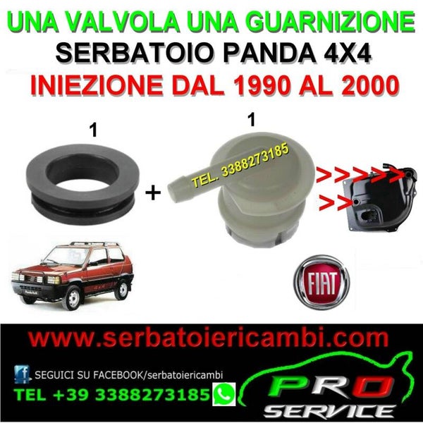 valvola con guarnizione a corredo per panda 4x4 iniezione