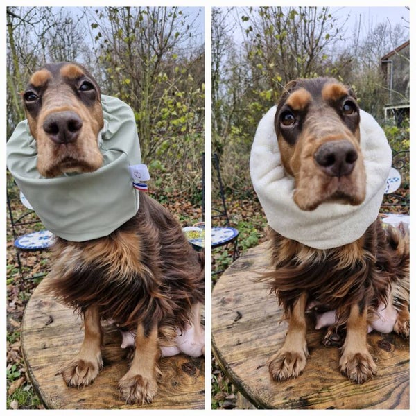 Snood imperméable sauge Doublé polaire