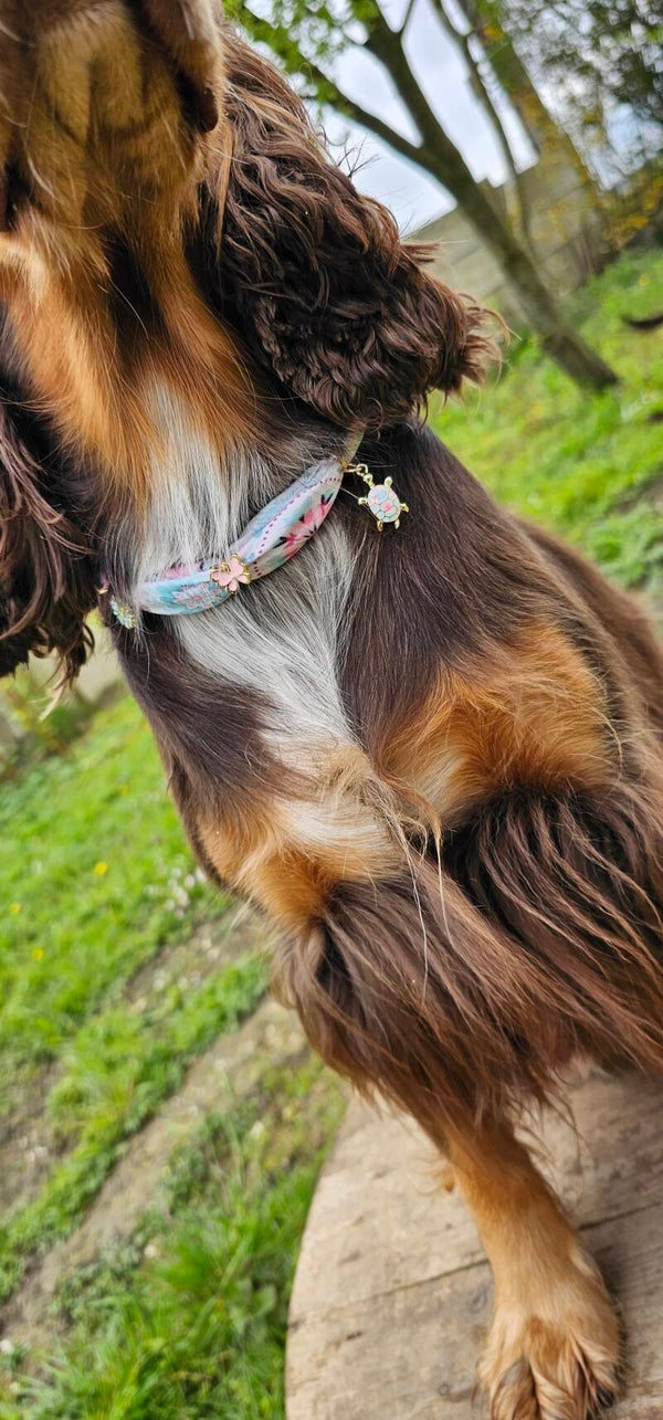 Collier Breloques chien 🦋
