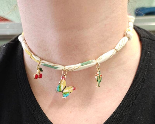 Collier femme à Breloques 🍋
