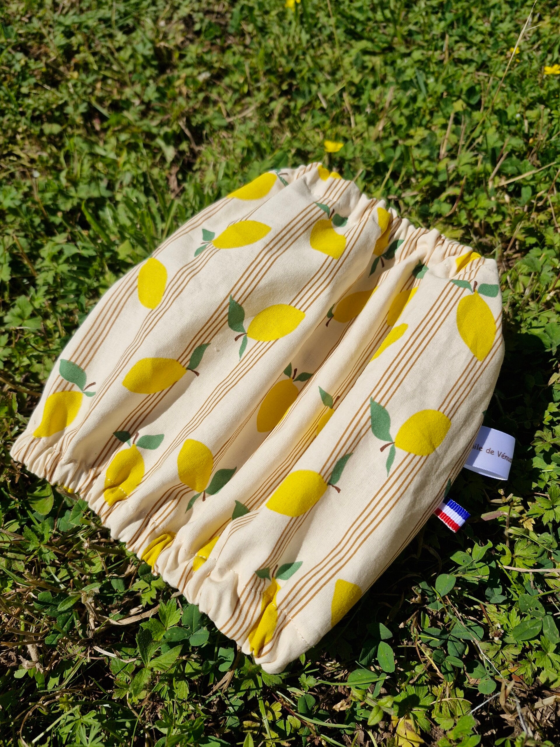 Snood cocker en COTON citron