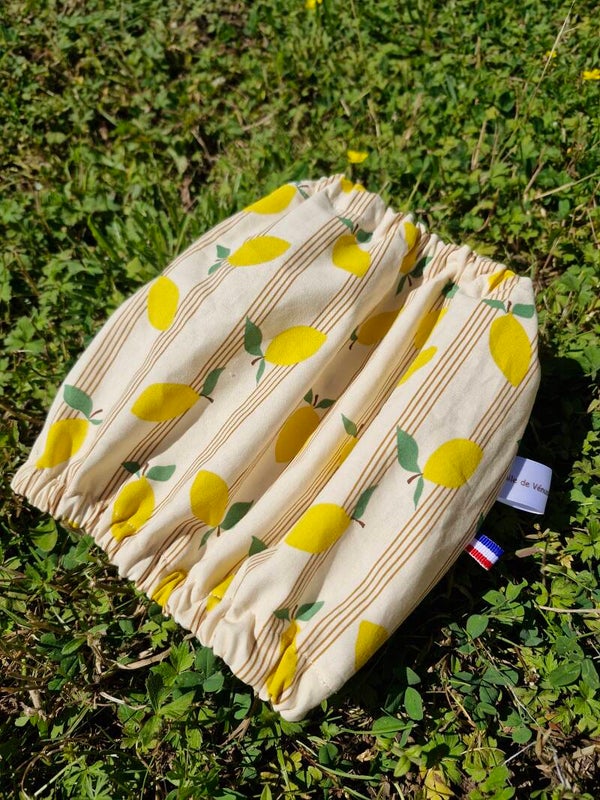 Snood cocker en COTON citron