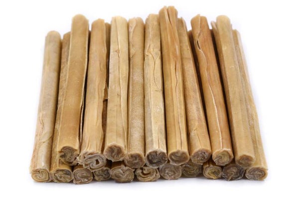 buffelstaven naturel en hard geperst 13 cm