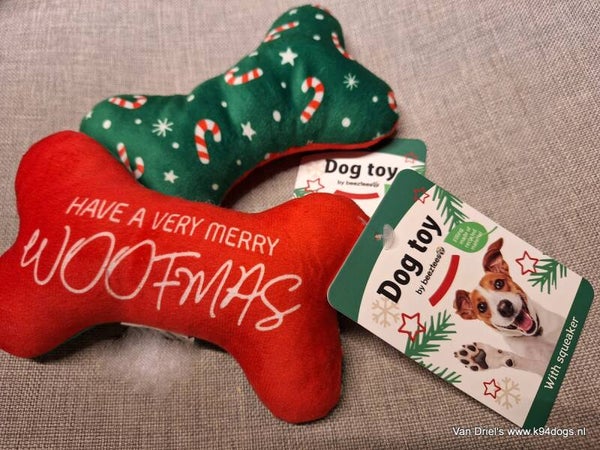 pluchebot kerst met tekst 17x10