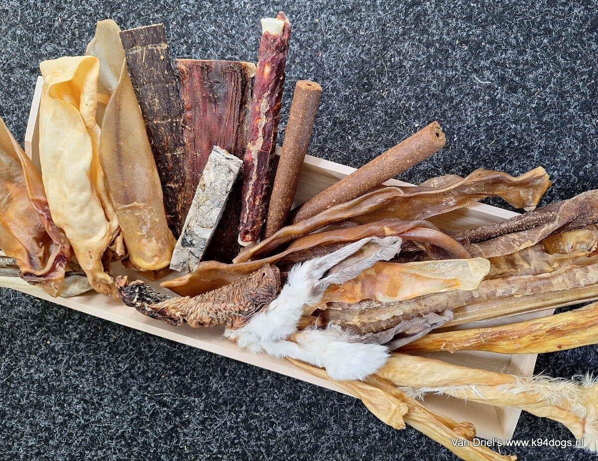 22 stuks natuurlijk gedroogde XL snacks franco (NL)