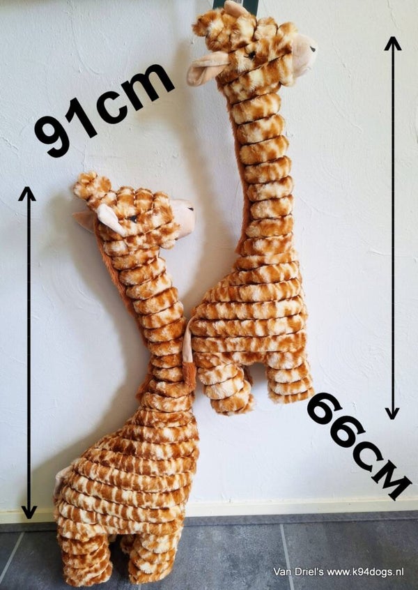 XL of XXL Giraffe met toet/piep en crackle 66 of 91cm