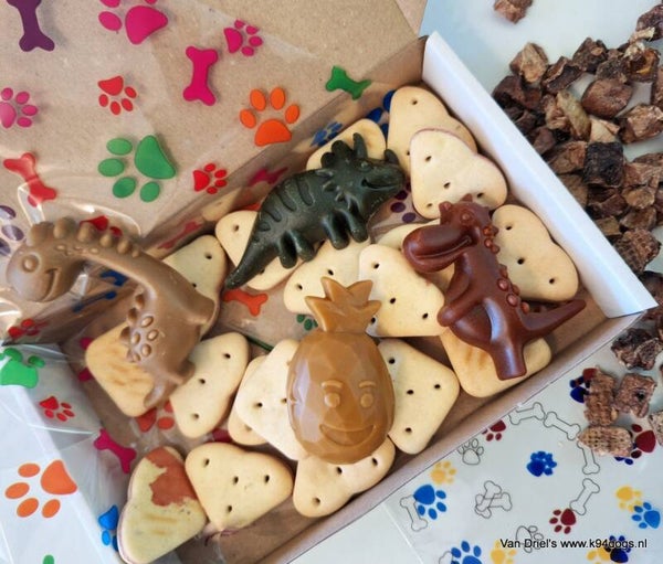 Dierendag lekkersnack cadeaudoosje p.st of 6st. voordeliger