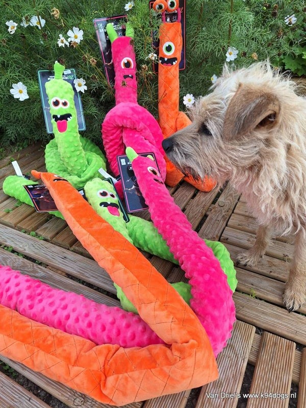 Dog comets snake XXL 150cm crackle en piepers