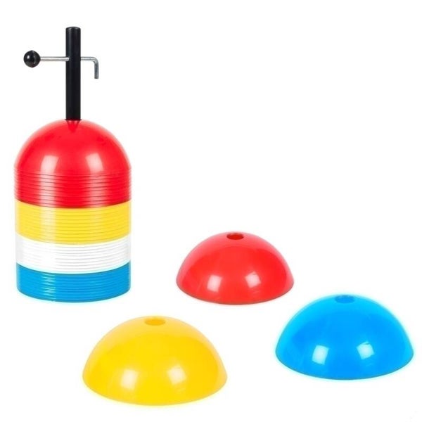 Halve bollen markers voor veldtraining/obedience