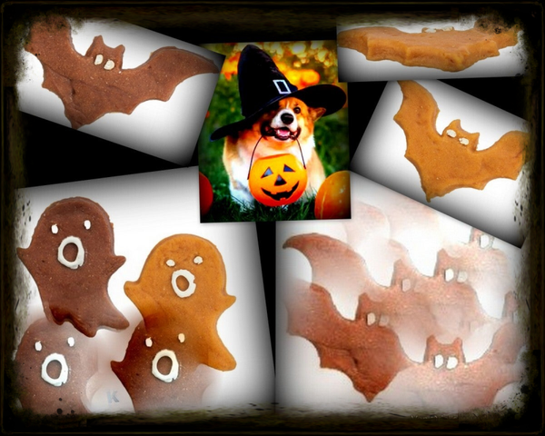 Halloween koekwous kippenborst & eend inh. 4 stuks