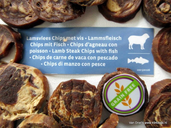 Lamscoins 72% lam met 15% kabeljauw inhoud 170 gram