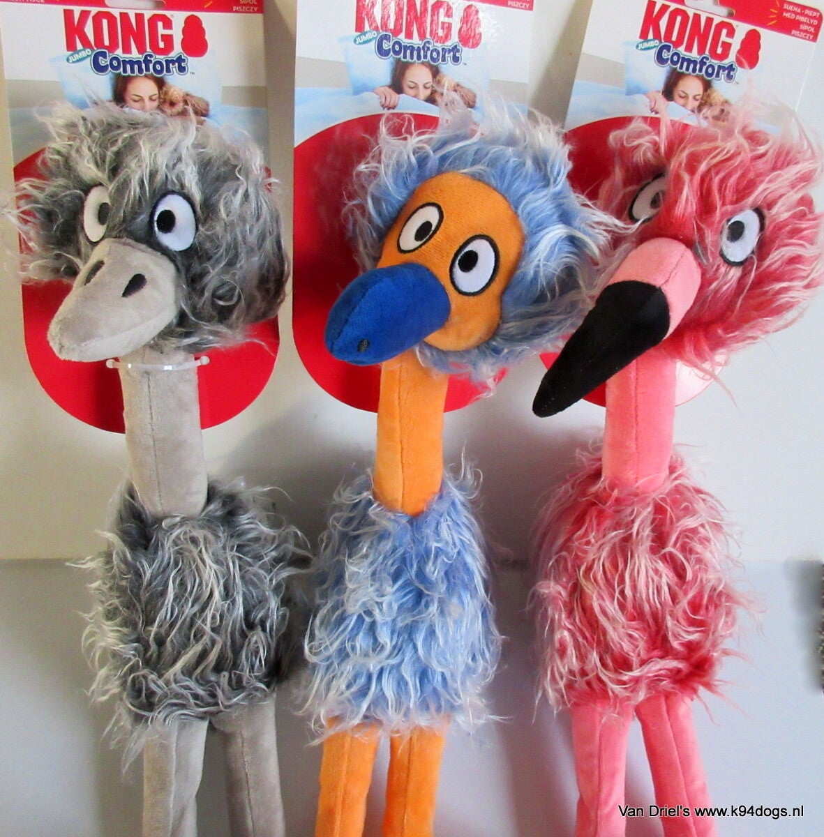 Kong comfort jumbo bird XL pluche