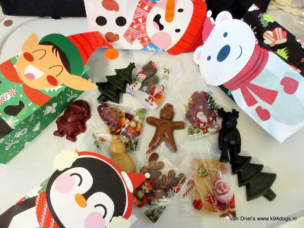 3 x kerstsnack in cadeau verpakking