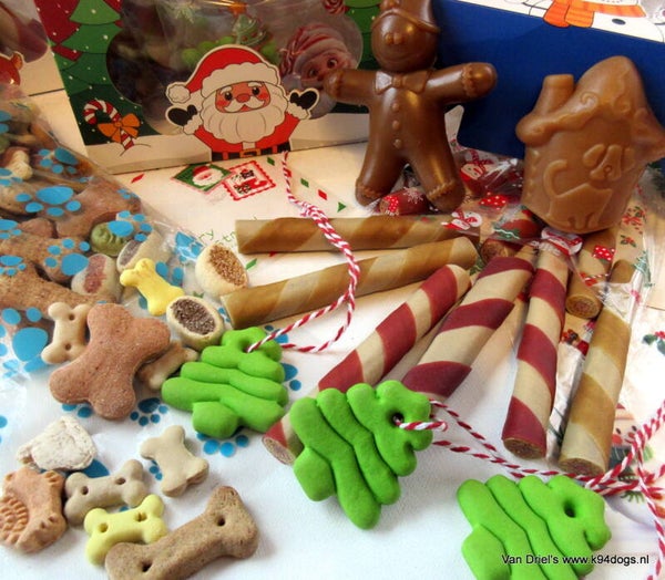 doggy christmas cookie's treats kadodoos