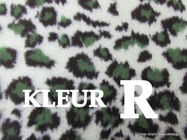 vetbed vacht antislip 2 kleuren/3 maten wild patroon