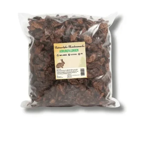 NIEUW! Konijnenlong 100% puur hypoallergeen 1kg.