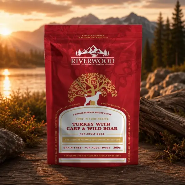 Riverwood Wild zwijn, kalkoen en karper 300gr of 12x300gr
