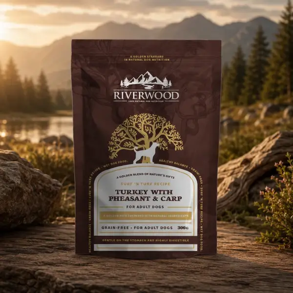 Riverwood Fazant, kalkoen & karper 300gr p.st of 12pack