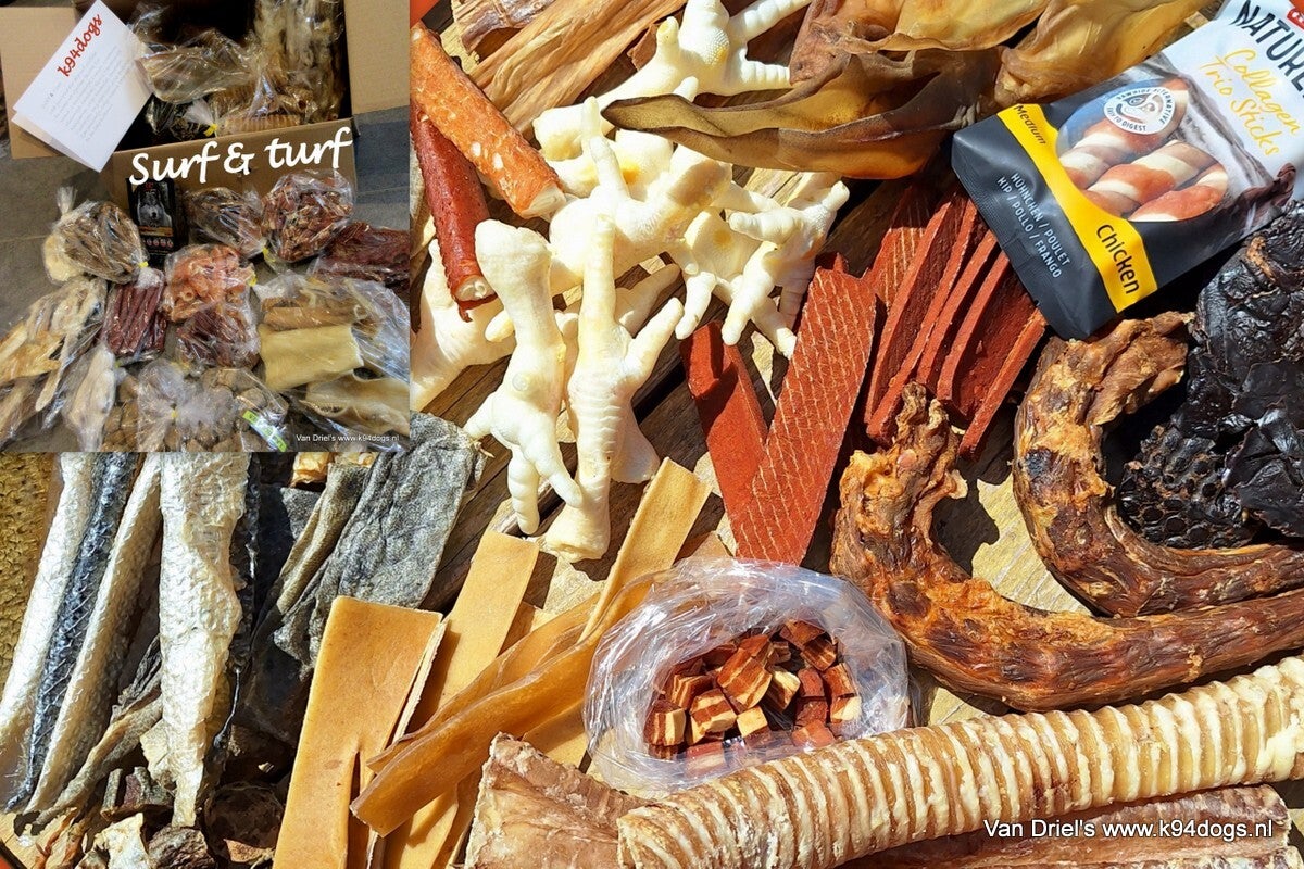 Surf&turf snackpakket Franco levering