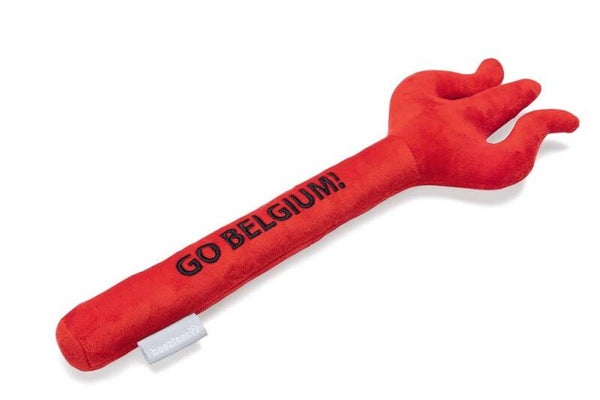 Drietand Go Belgium 40x13cm pluche met piep