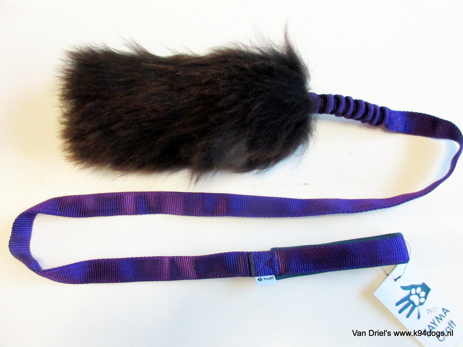 Zayma schapenvacht aan lange bungee lijn 1.35 mtr