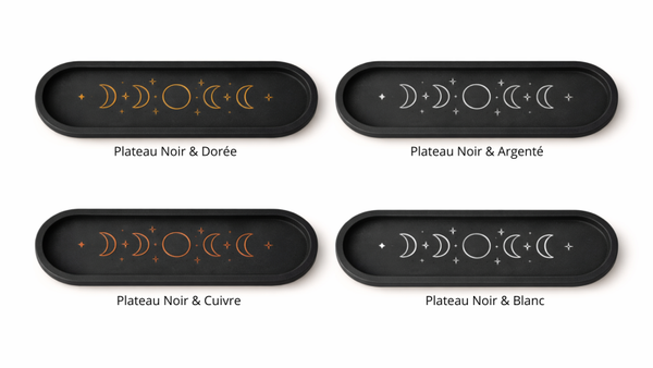 Plateau ovale croissant de lune