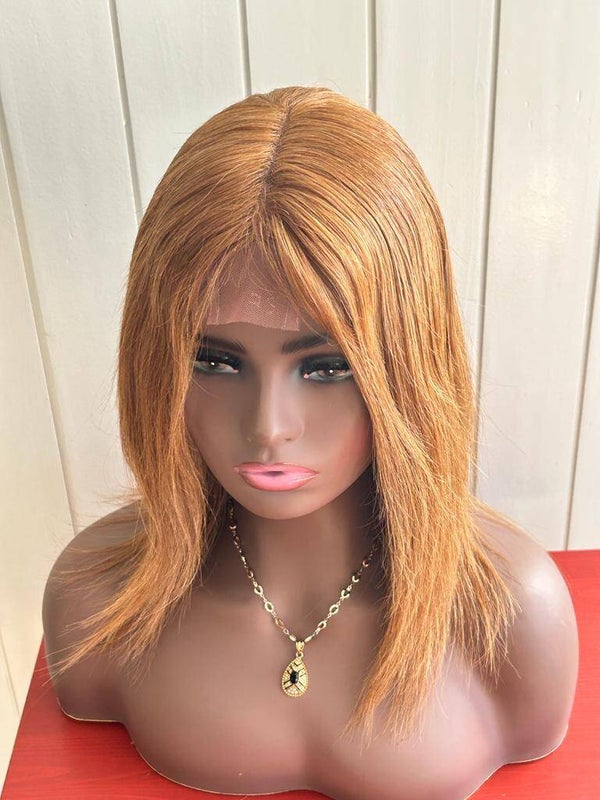 Perruque naturelle fente fermée