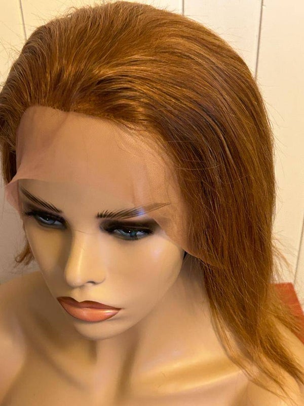 Perruque naturelle marron