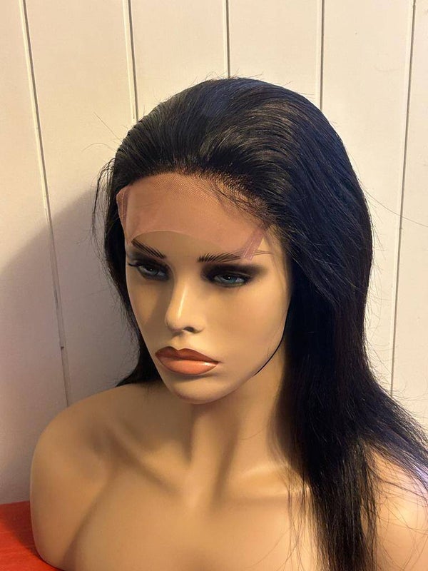 Perruque longue noire