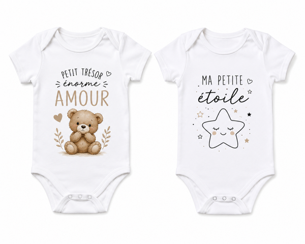 Body bébé personnalisé