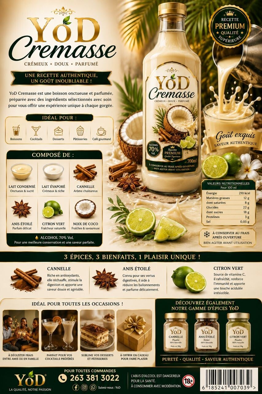 YoD Cremas (Traditional Caribbean Drink)
