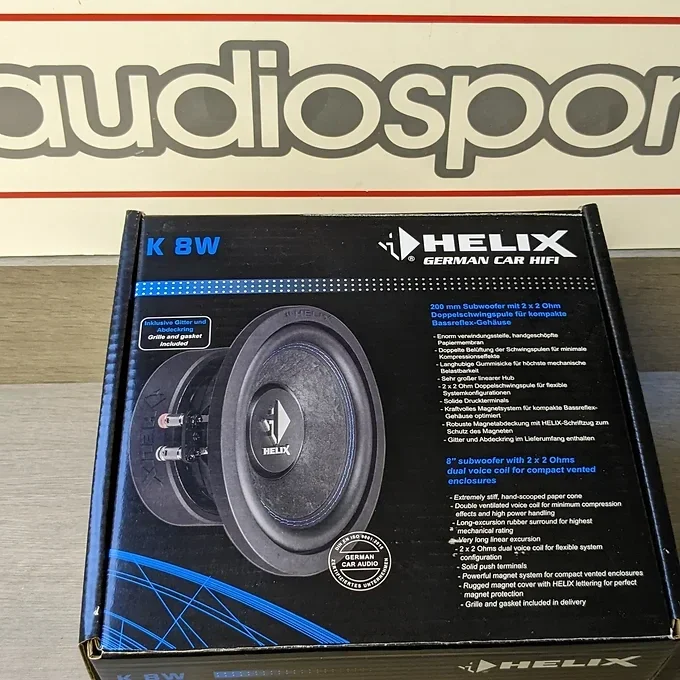 Helix K8W 8" subwoofer