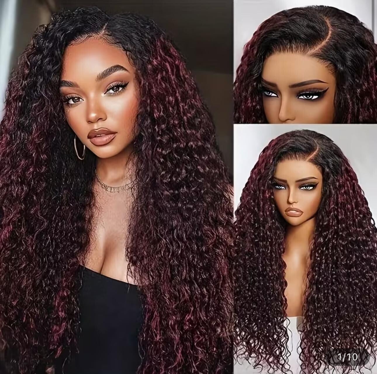 Burgundy Siren Curl