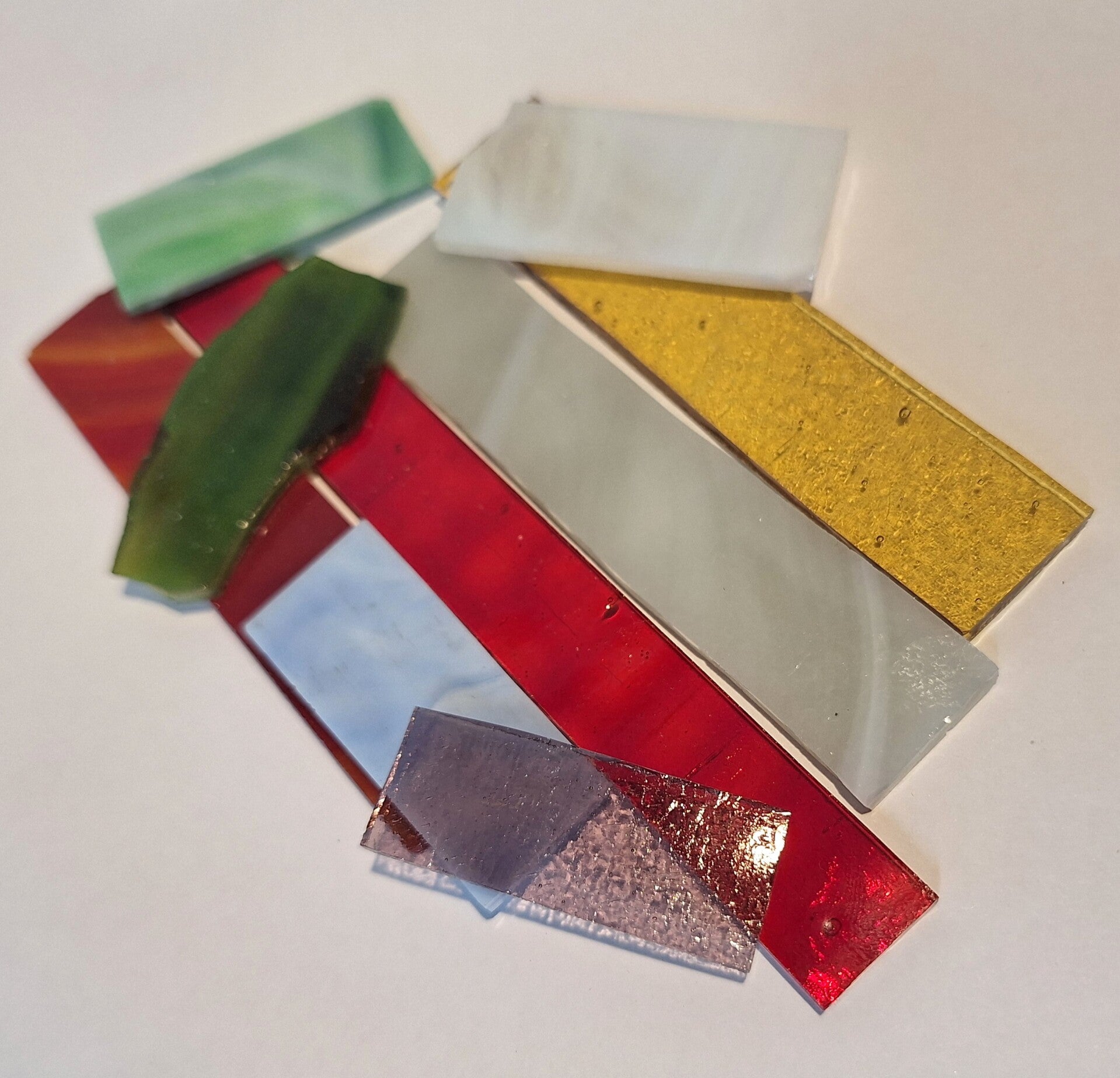 Restglas ca 10 stukjes