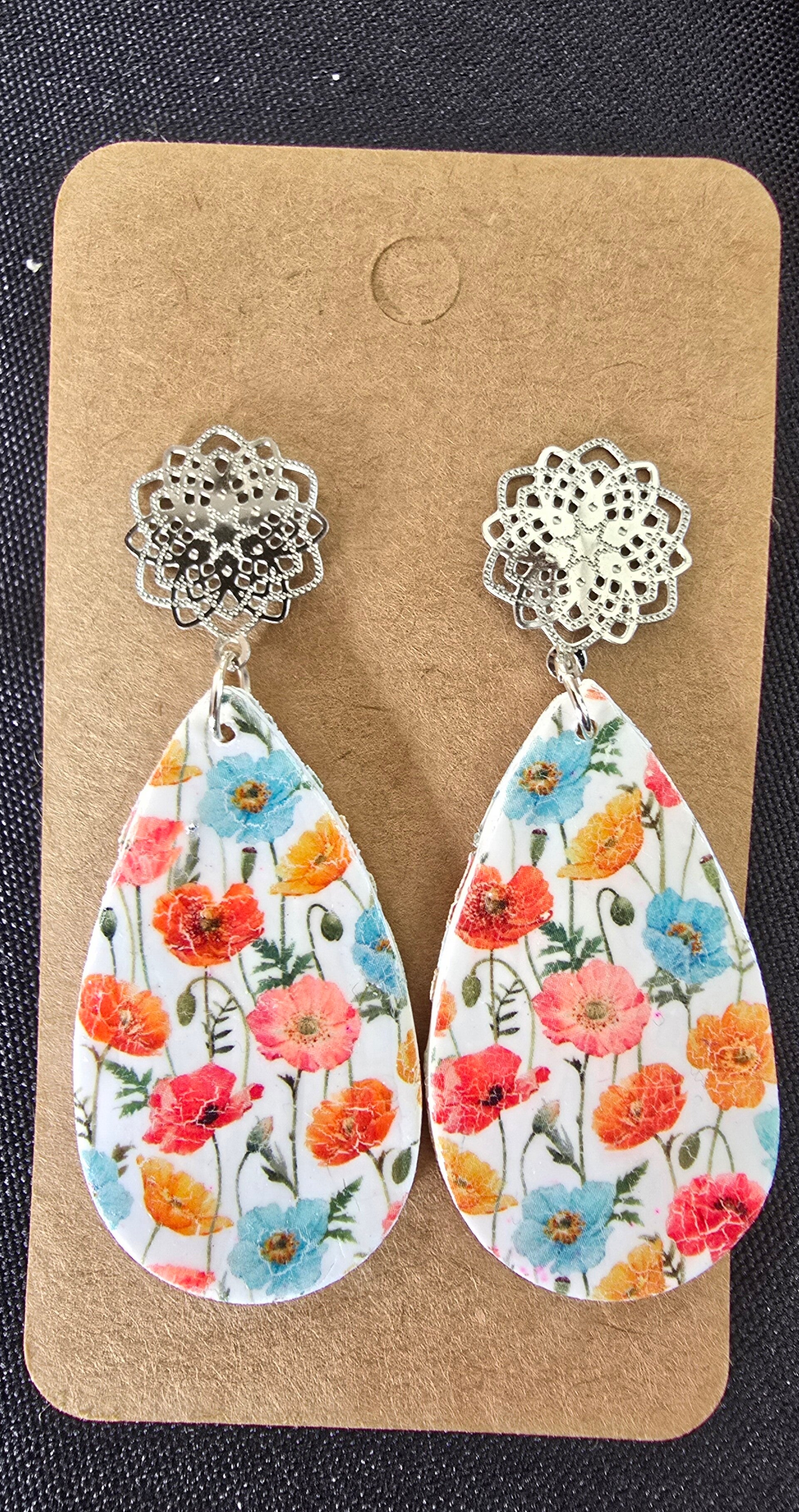 Beautiful Flower Earrings
