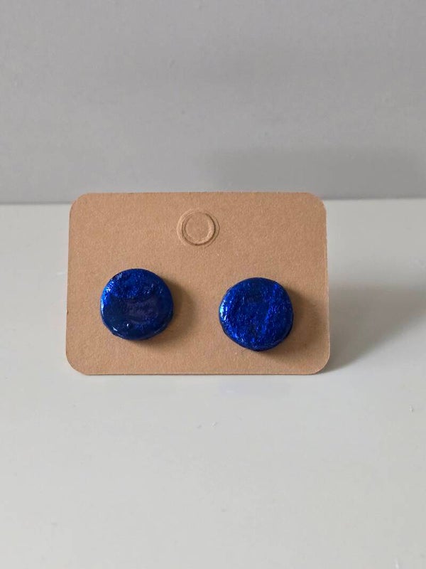 Blue Coloured Studs