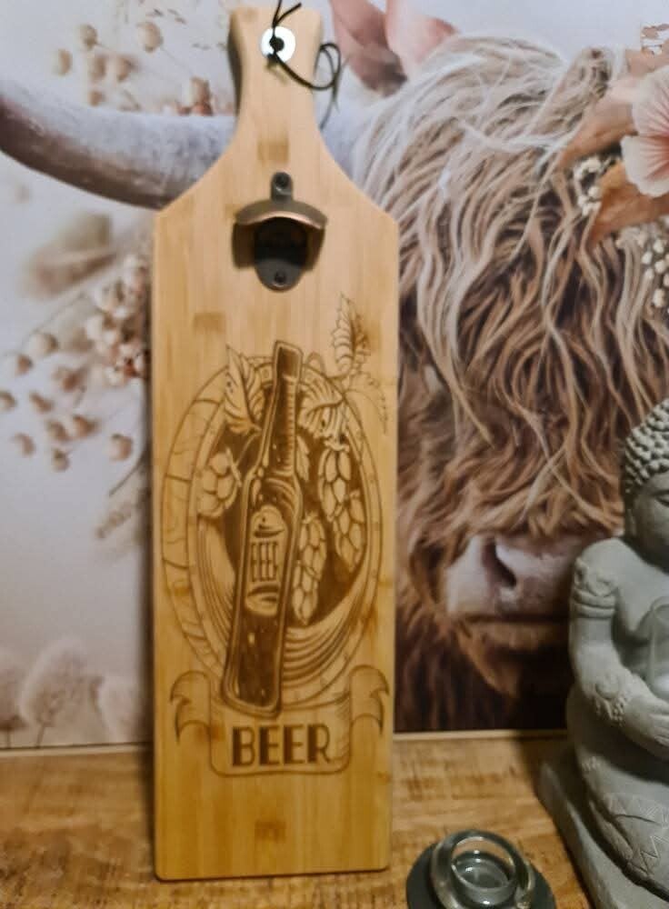 Borrelplank met opener