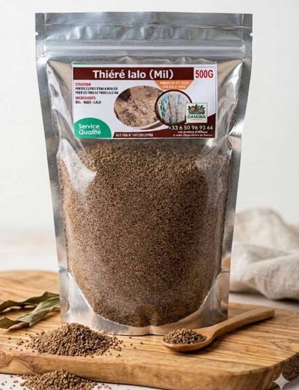 Thièrè Lalo Supérieur 500g - Couscous de Mil Traditionnel avec Lalo - Authentique et Naturel