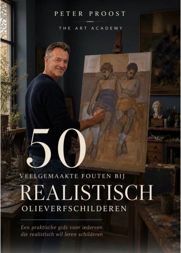 50 meest voorkomende fouten bij realistisch  olieverfschilderen