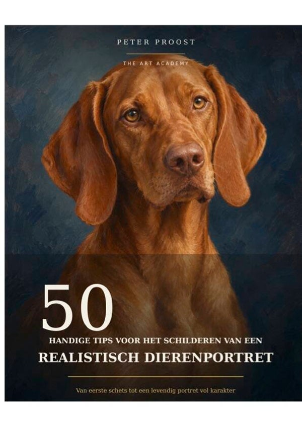 "50 handige tips voor het schilderen van een realistisch dierenportret"