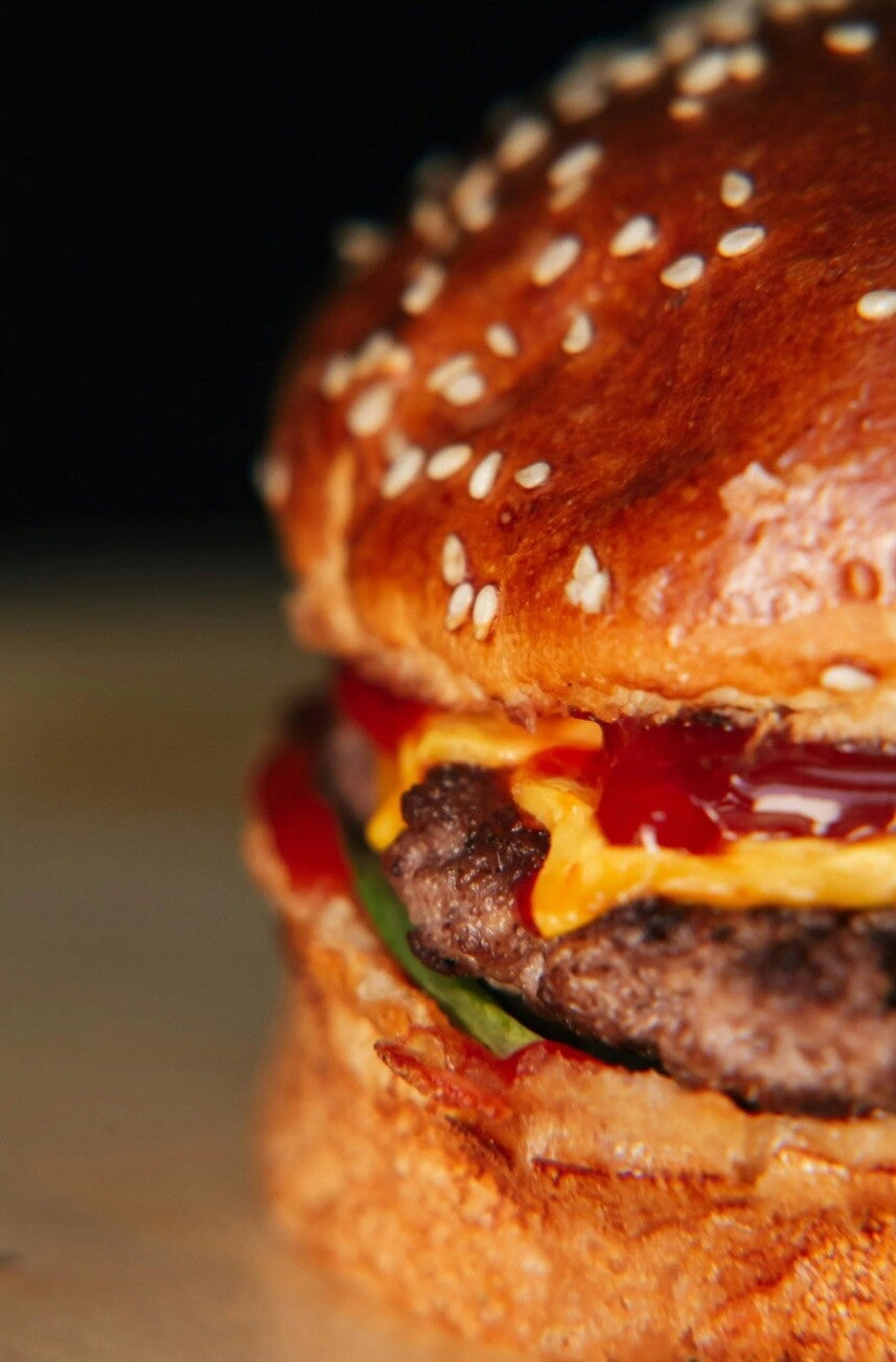 Adam’s classic burger