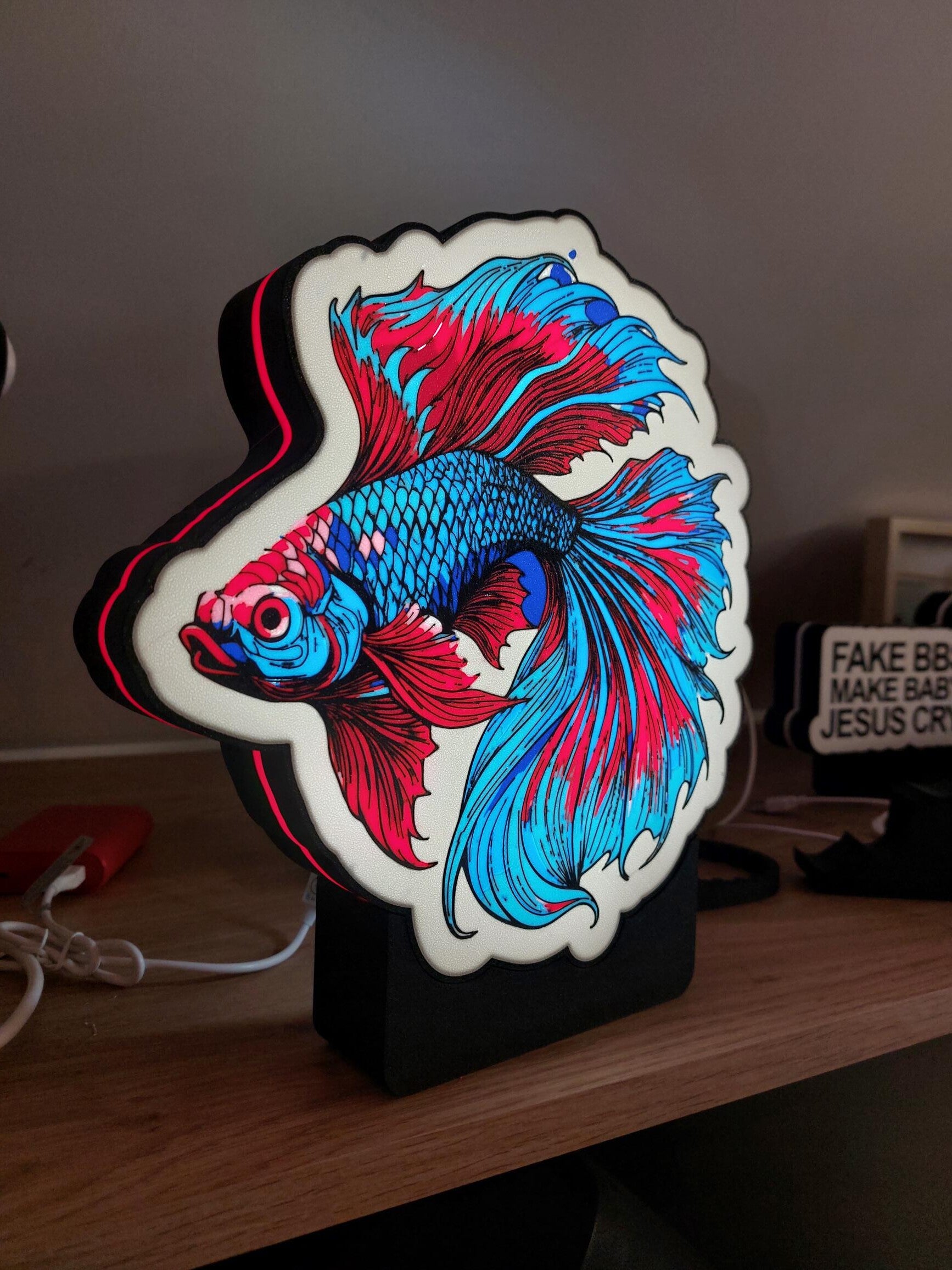 Beta Vis Lichtbord – 25×28×4 cm