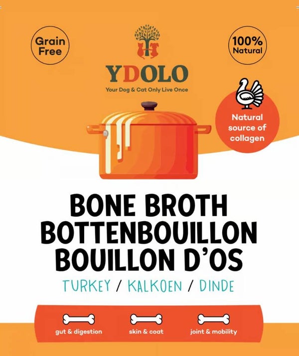 Ydolo bottenbouillon BIO Kalkoen