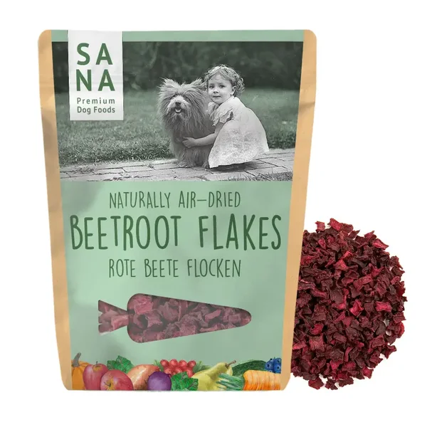 Sana rode bieten vlokken