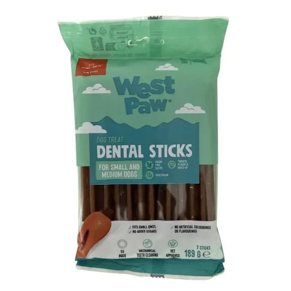 West Paw Dental sticks Small en Large