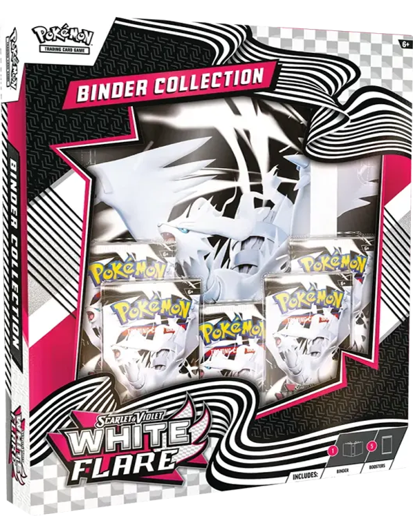 White Flare Binder Collection