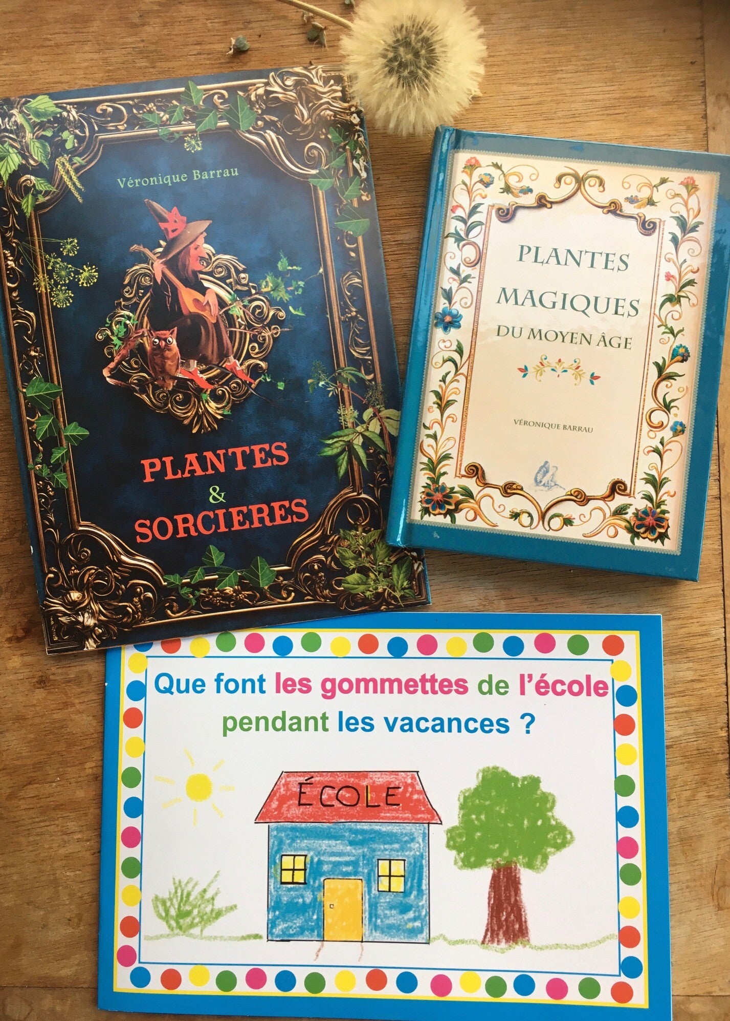 Véronique Barrau -  Livre "Plantes magiques du Moyen Âge" 