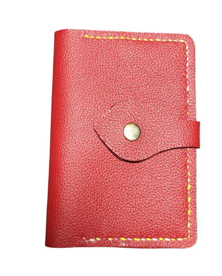 Protège passeport Cuir Rouge